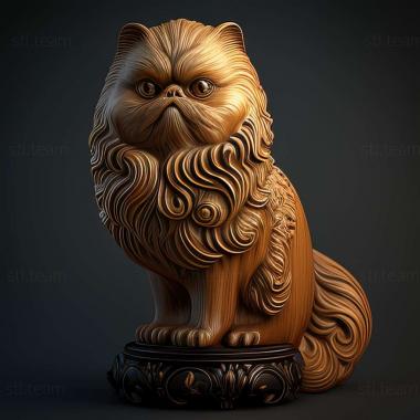 3D model Persian cat (STL)